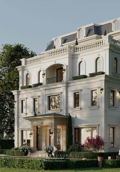 Thiết kế biệt thự tân cổ điển cao cấp tại Hưng Yên